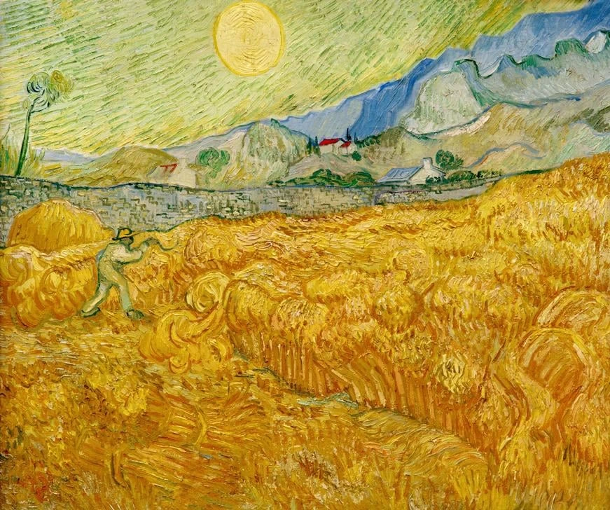 105-Vincent van Gogh-IL raccolto, Essen, 1889 -  Museum Folkwang  